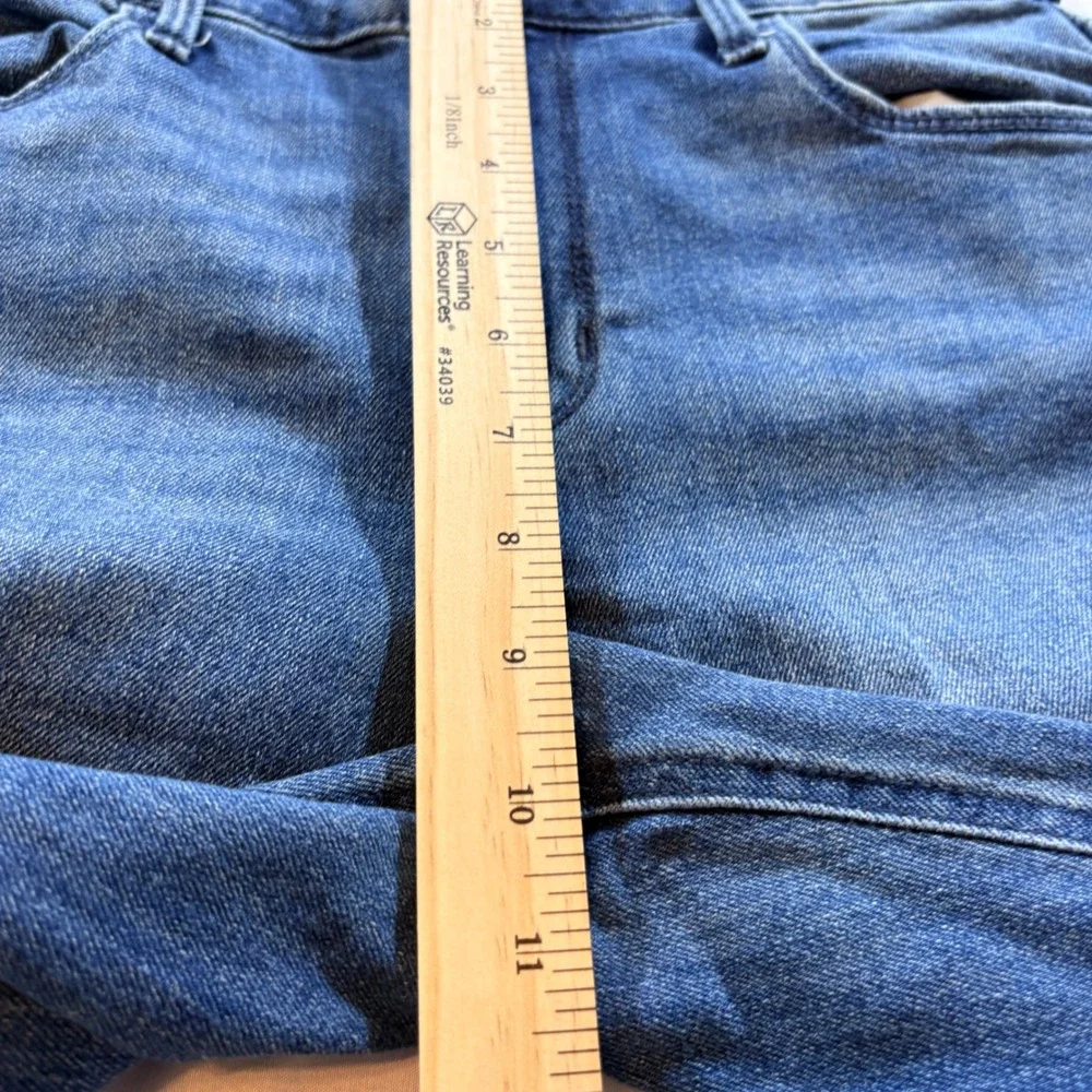 Old Navy Wow Flare Jeans Womens 4 Blue High Rise Stretch Denim Bell Bottoms - Picture 7 of 9